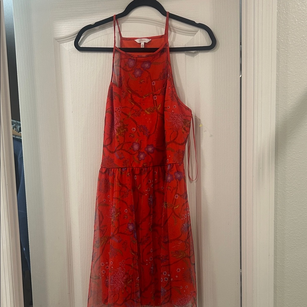 Candie's Vibrant Red Dress